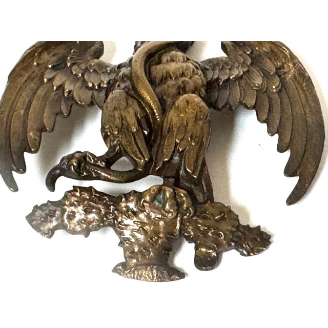 French Empire Bronze Mount of an Eagle Subduing a Serpent, Desmalter / Thomire For Sale - Image 14 of 18