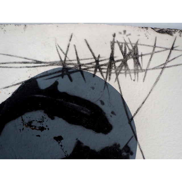 Lionel Perrotte, Yellow, Original Etching For Sale - Image 4 of 9