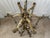 1990s Vintage French Louis XVI Gilded Brass & Crystal Luminaire/Chandelier For Sale - Image 5 of 18