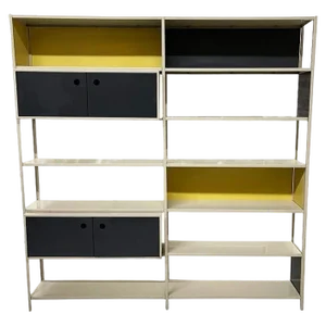 De Bijenkorf Modular Shelving Unit attributed to Friso Kramer for Asmeta, 1953