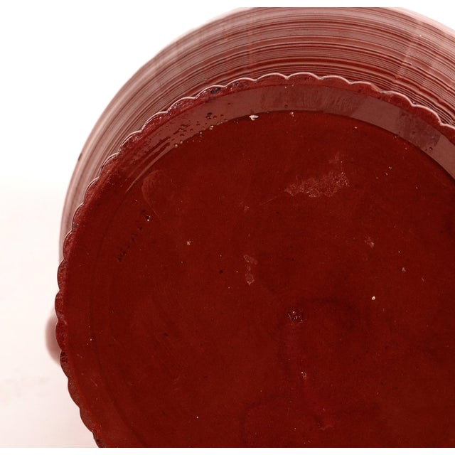 Staffordshire Redware Engine-Turned Large Coffee Pot, Signed Myatt For Sale - Image 13 of 14