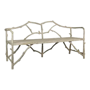 Matthew Home Metal Branch French Garden Bench