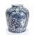 Delft Antique 18th Century Blue & White Dutch Delft Chinoserie Jar or Vase For Sale - Image 4 of 8