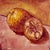 Monochromatic Orange and Scorpion by Delton Demarest | Oil on board Still life of orange and scorpion. For Sale