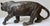 Early 20th Century Cast Bronze Tiger For Sale In Nashville - Image 6 of 10