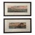 18th Century Swedish Hand-Colored Etchings of Landscape and Architecture Scenes - a Pair For Sale