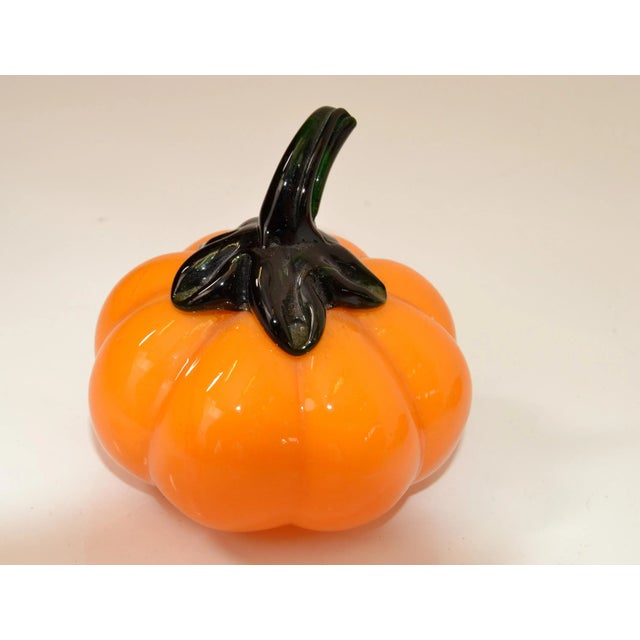 1980 Blown Murano Style Art Glass Set 5 Fruit and Vegetables Italy Mid-Century Modern For Sale In Miami - Image 6 of 13