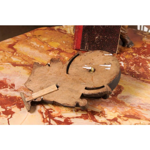 A French carved oak wall sculpture from the 19th century, depicting scientific instruments. Those instruments include a...