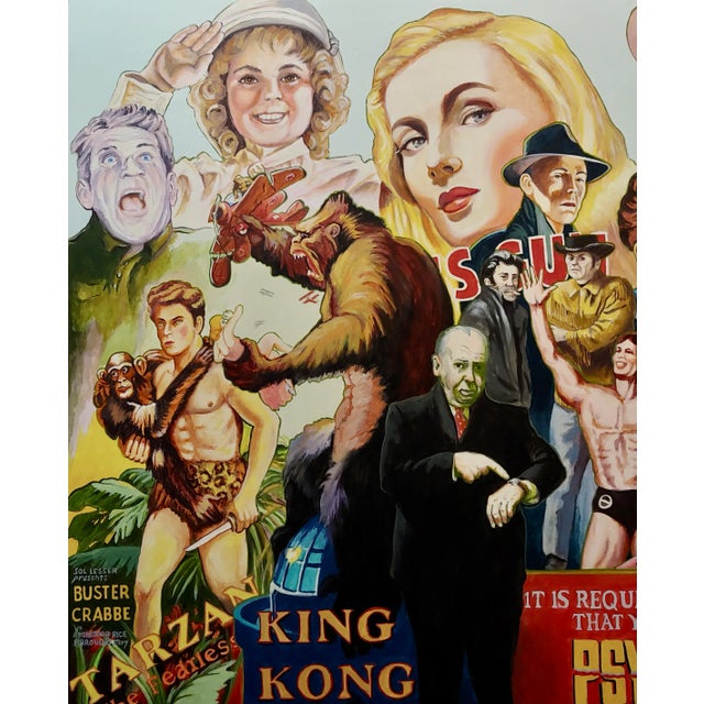 2010s Ralph Massey -History of Hollywood From the Beginning - Painting For Sale - Image 5 of 12