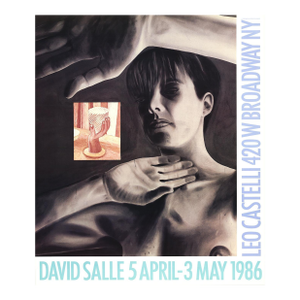 David Salle at Castelli's, 1986