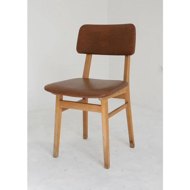 Brown Vintage Chair, 1960s For Sale - Image 8 of 8