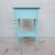 1950s Vintage Nightstand Painted Pale Blue For Sale - Image 4 of 12