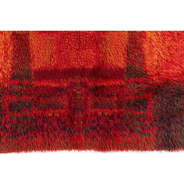 Swedish Rya Rug by Ritva Puotila at Doris Leslie Blau For Sale In New York - Image 6 of 9