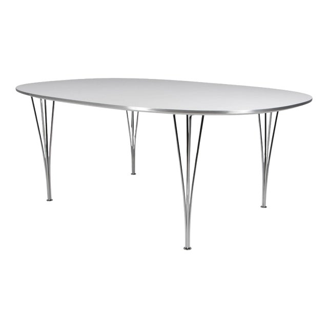 Black Lacquered Ellipse Dining Table by Piet Hein & Bruno Mathsson, 1960s For Sale