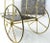 Metal 1970s Mid-Century Modern Brass Tortoise Finish Glass Bar Serving Cart For Sale - Image 7 of 8