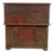 Antique American Primitive Painted Pine Farmhouse Cabinet For Sale