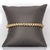 Contemporary Solid 14k Yellow Gold Estate Natural Diamond Tennis Bracelet | Box Clasp Closure For Sale - Image 3 of 8