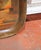 Metal 19th Century French Hand-Painted Tole Tray With Interior Tavern Scene For Sale - Image 7 of 8