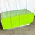 Postmodern 1980s Postmodern Lime Green Lacquer Laminate Waterfall Low Credenza For Sale - Image 3 of 8