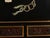 Chinese Pair of Vintage Chinese Black Lacquer Wall Panels With Jade Hardstone For Sale - Image 3 of 8