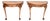 Vintage Burr Walnut Console Tables, 1930s, Set of 2 For Sale