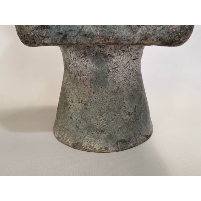 Large Slab Built Volcanic Glaze Architectural Pottery Vase, 1959 For Sale In New York - Image 6 of 13