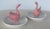 Art Deco Pair of Pink Swan Ceramic Catchall Ring Dishes For Sale - Image 3 of 15