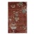 Rug & Kilim’s Chinese Art Deco Inspired Rug, Vibrant Florals & Figurals on Rust For Sale