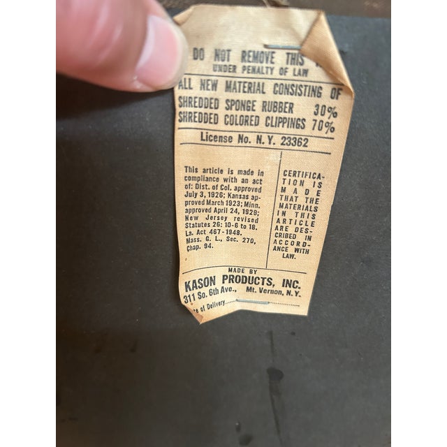 1960s 1960s Mid-Century Modern Vanity Seat For Sale - Image 5 of 11