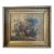 Antique Oil Painting Floral Still Life Roses Flowers Monogrammed Gilt Frame For Sale
