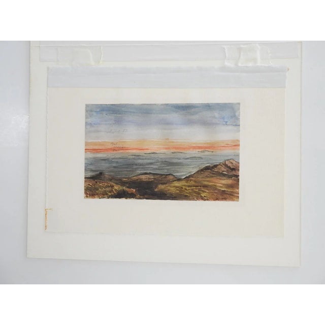 Mid 19th Century English Watercolor Landscape Painting For Sale In Seattle - Image 6 of 6