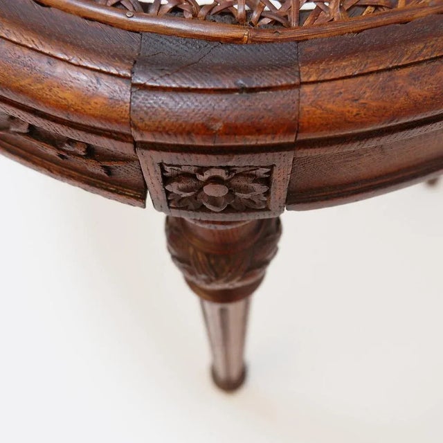 Early 20th Century Louis XVI Mahogany Armchairs, Set of 2 For Sale - Image 11 of 16