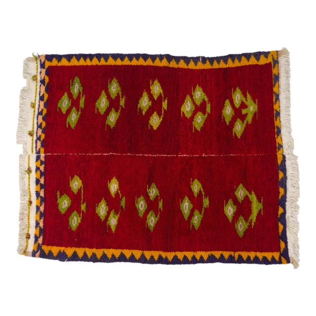Colorful Anatolian Decorative Wool Carpet For Sale