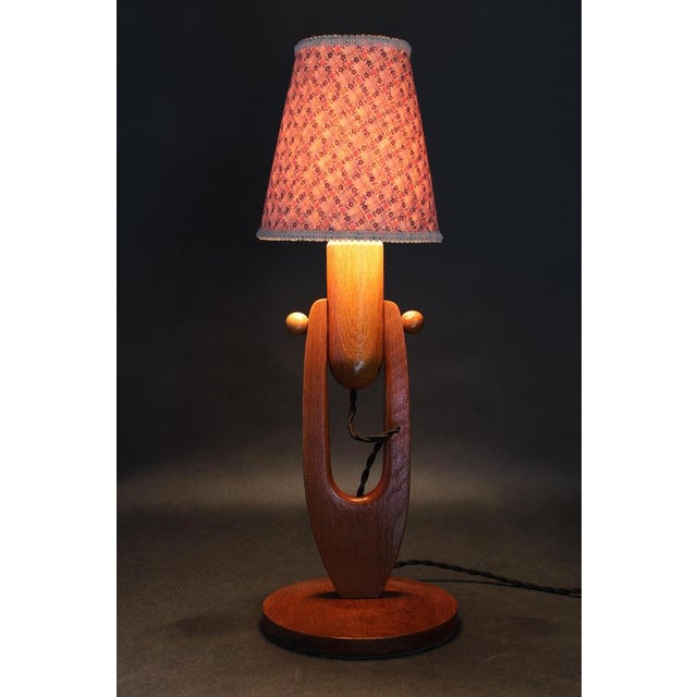 Mid-Century Adjustable Wooden Table Lamps, Former Czechoslovakia, 1970s, Set of 2 For Sale - Image 15 of 16