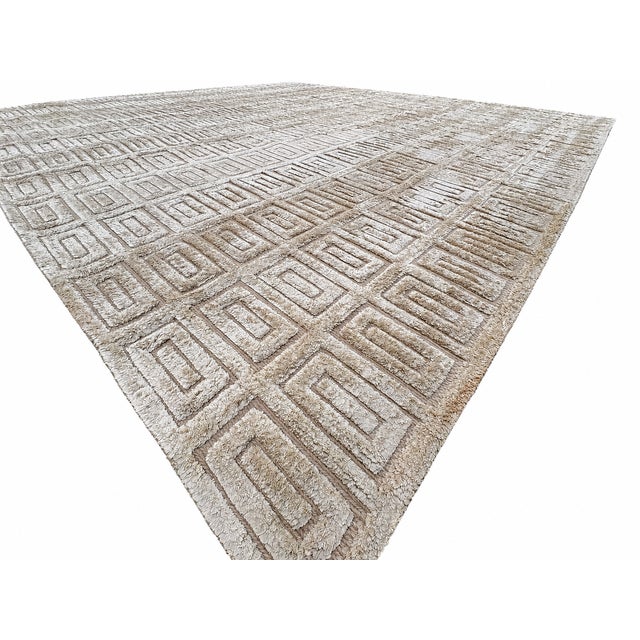 2020s Rh Rajouri Silk & Wool Rug – 12' × 15' Bronze | Silk | Hand-Knotted | 100 Knots Per Square Inch | Made in Nepal For Sale - Image 5 of 18