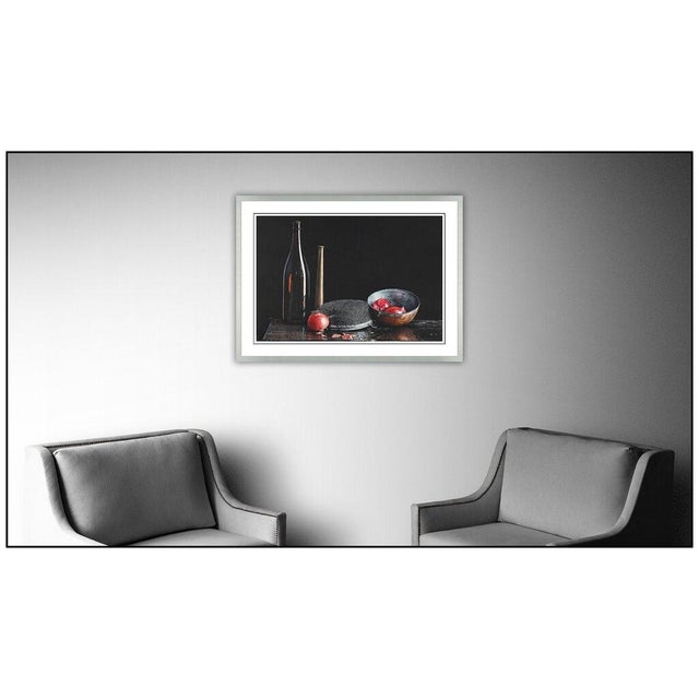 Message us to inquire about custom framing options! (Included for free with every purchase) The artwork here, "Still Life...