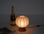 Flos Mid-Century Cocoon Table Lamp with Wood Base by Achille Castiglioni for Flos, Italy, 1960s For Sale - Image 4 of 15