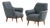 Pair of Mid-Century Modern Lounge Chairs in the Style of Englender & Bonta, C. 1950s For Sale