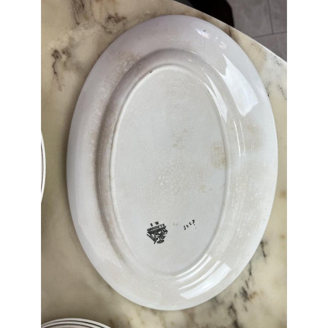 Italian Ceramic Dishes, 1890s, Set of 70 For Sale - Image 15 of 18