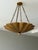 Handmade European Style Pure Brass Scalloped Pendant Light. For Sale - Image 4 of 10