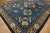 1980s 1980s Royal Blue Medallion Vintage Art Deco Modern Chinese Peking Room Size Rug For Sale - Image 5 of 15