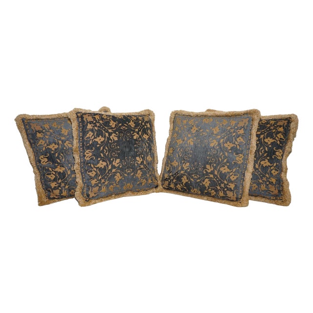 Vintage Jonelle Scatter Cushions in Duck Feather Filled, Set of 4 For Sale