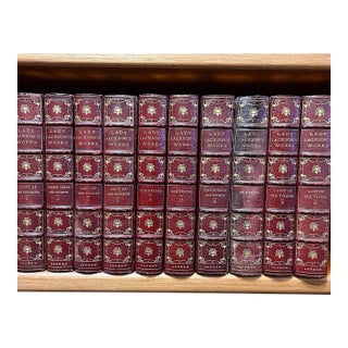 Late 20th Century Lady Jackson Works 10 Vol Leather Book Set Limited Edition #46 Grolier For Sale