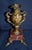 Mid 19th Century Antique French Rococo Metal Urn Vase Marble Base Mantle Garniture 19th C For Sale - Image 5 of 17