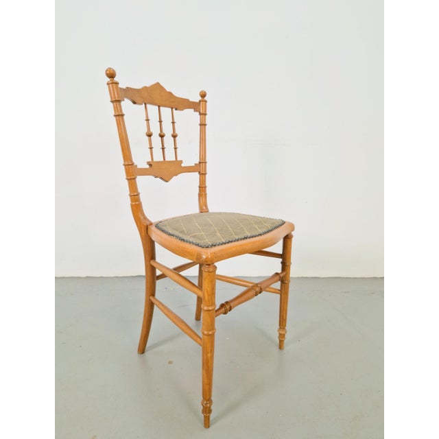 Vintage Chiavari Spool Chair, Italy, 1950s For Sale - Image 9 of 9