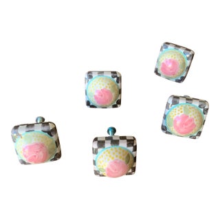 1980’s Mackenzie Childs Drawer Knobs For Sale