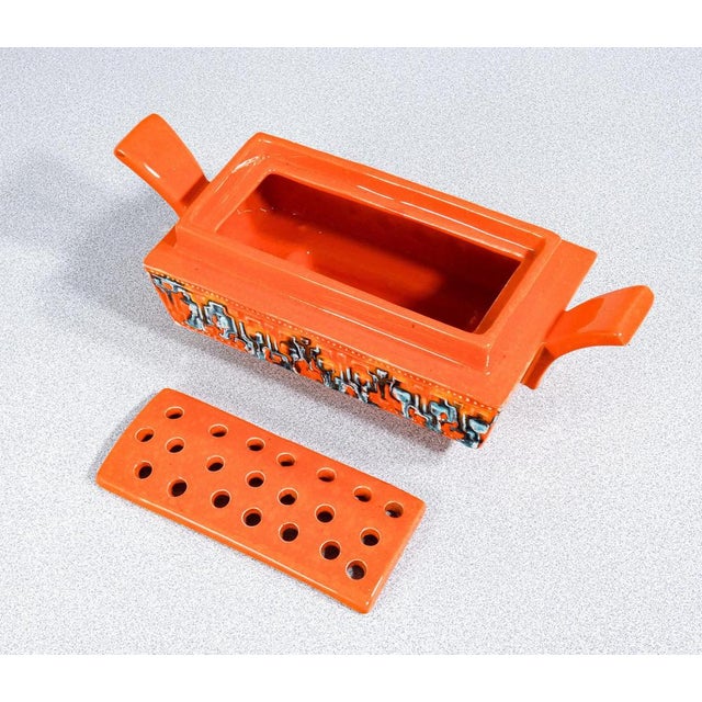 Enamelled Ceramic Incense Burner by Roberto Rigon For Sale - Image 9 of 18