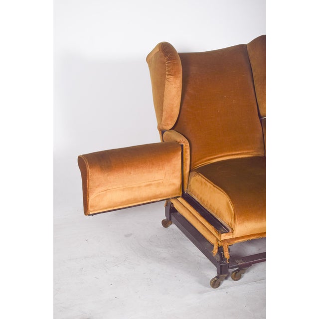 Antique English Articulated Armchair, 1890s For Sale - Image 6 of 12