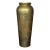 Mid Century Tall Brass Vase For Sale