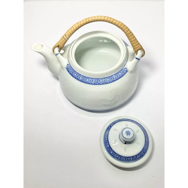 1970s Tienshan “Rice Flower” 42-Piece Porcelain Dinnerware Set For Sale - Image 10 of 12